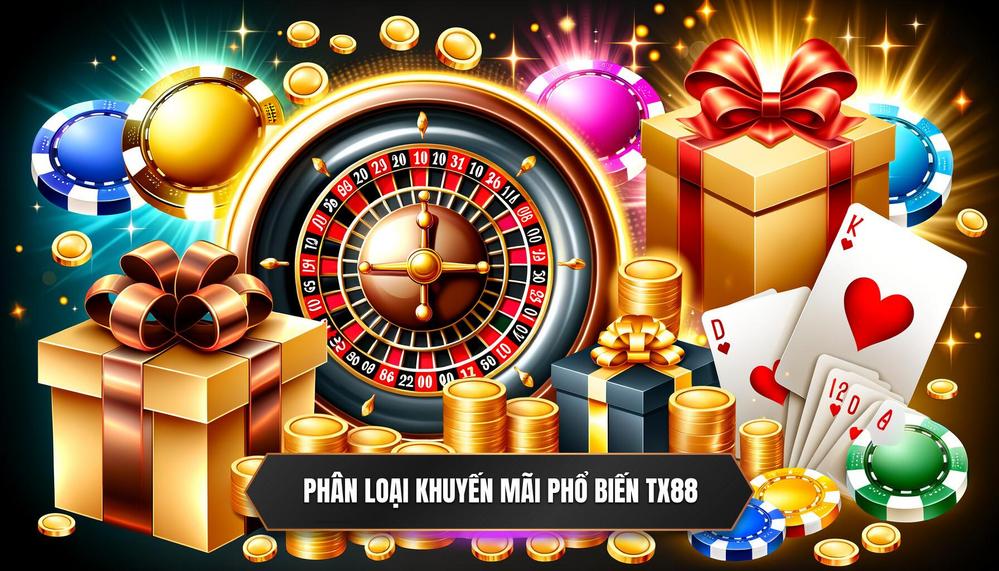  Phân Loại Các Kiểu Khuyến Mãi Phổ Biến Tại TX88 & Các Nhà Cái Khác